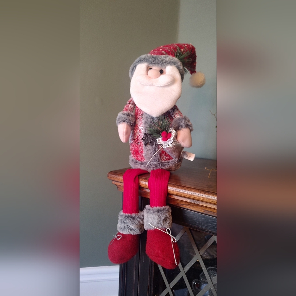 Festive Santa Plush Decoration